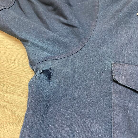 Vintage USPS Mailman Uniform Button Up Shirt Men's XL - Picture 9 of 12